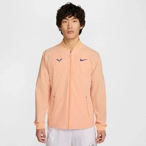Nike Court Dri-Fit Rafa Nadal Full Zip Jacket Orange Chalk Men's Sz Medium RARE
